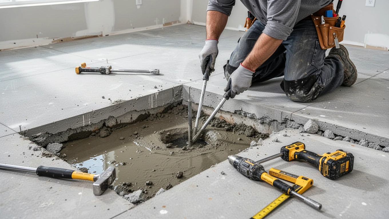 Sinking Floor Repair